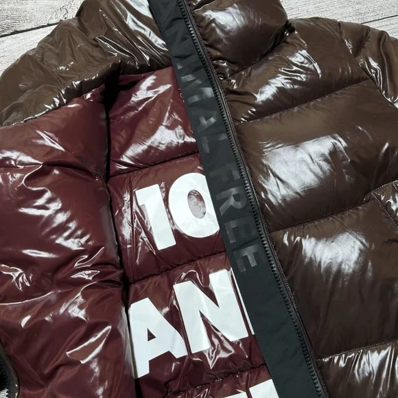 Save The Duck - Isla Puffer - Espresso Brown - M/L NWOT - Picture 8 of 12